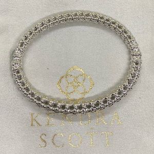 New Kendra Scott Silver Natalie Hinge Bracelet